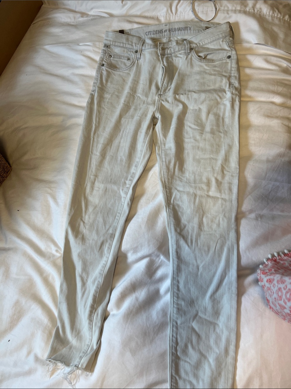 Citizens of Humanity Beige Denim Jeans
